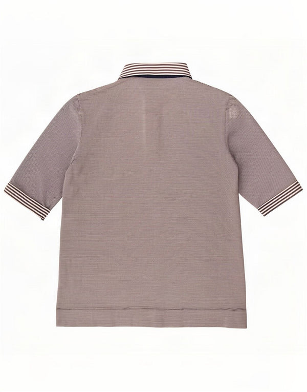 Max & Co. Tricou polo pentru femei UK 12 Medium Bluemarin Blue Pinstripe