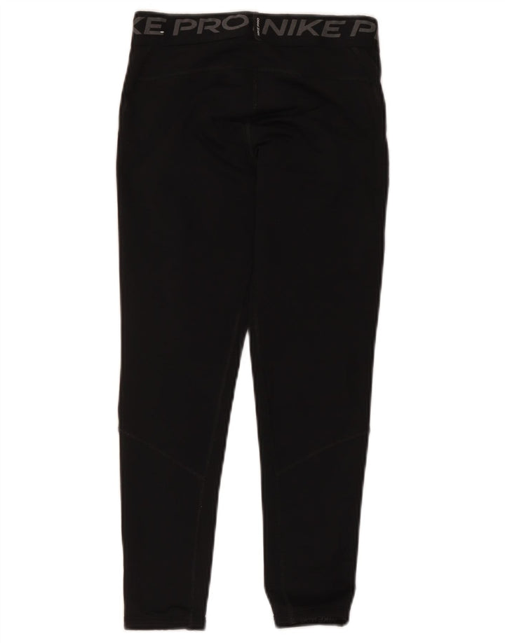 Leggings cu grafică Nike Dri Fit pentru băieți 8-9 ani Poliester negru mic