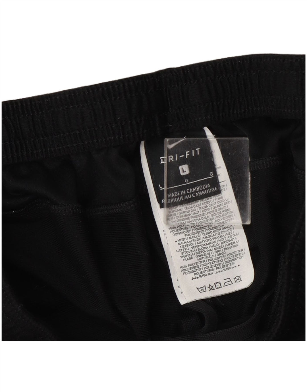 Pantaloni de trening Nike Dri Fit pentru bărbați, mari, negru, poliester color bloc