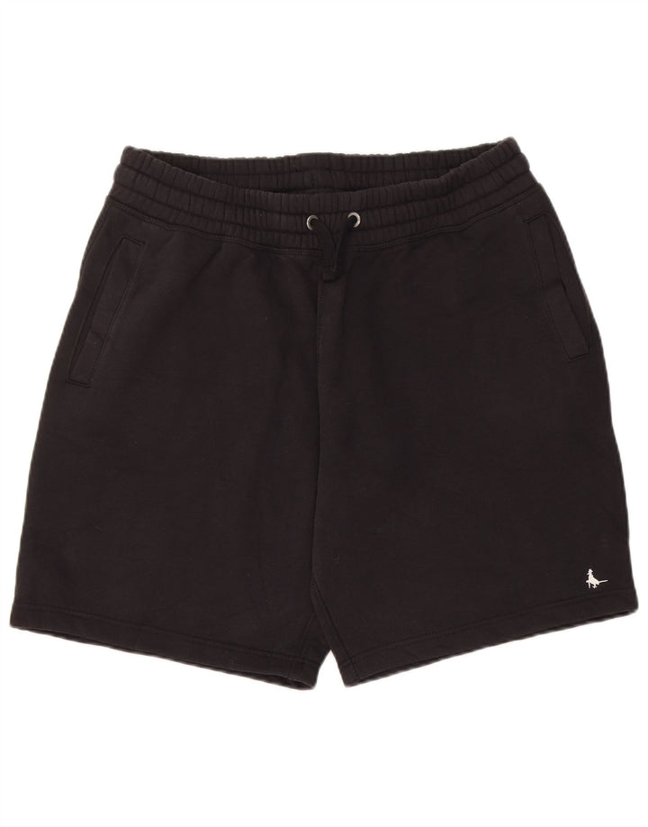 JACK WILLS Pantaloni scurți sport pentru bărbați, mari, negru, bumbac