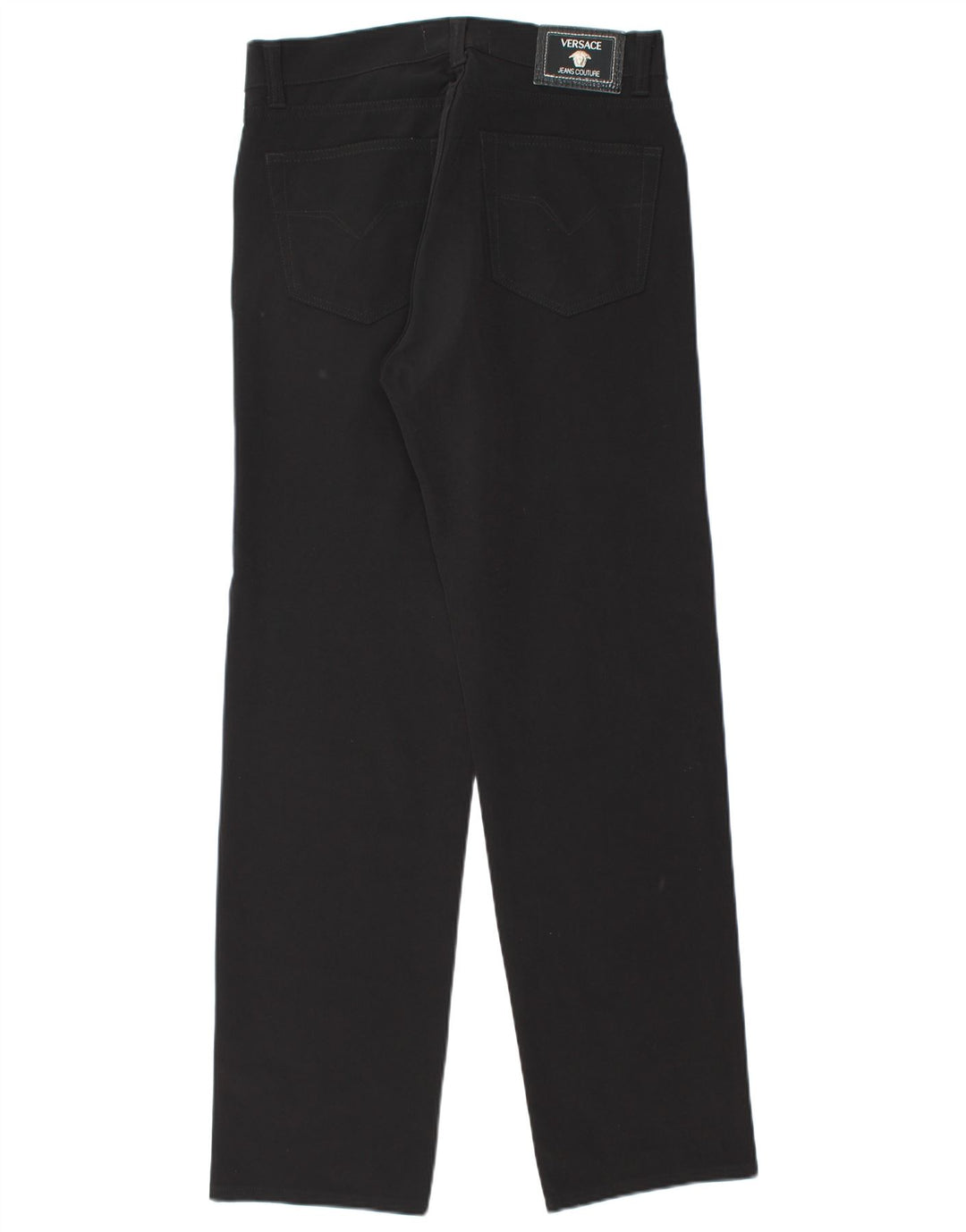 Pantaloni casual drepti pentru bărbați Versace W33 L31 Poliamidă neagră