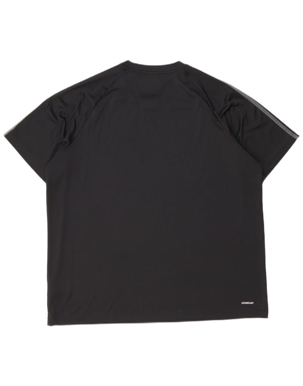 Tricou pentru bărbați Adidas Aeroready Top 2XL poliester negru