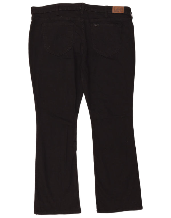 Blugi Lee pentru femei cu talie medie cu talie medie US 22 3XL W44 L31 Negri