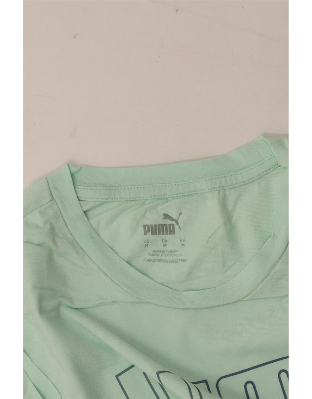 Tricou cu grafic Puma pentru femei Top UK 14 Medium Green