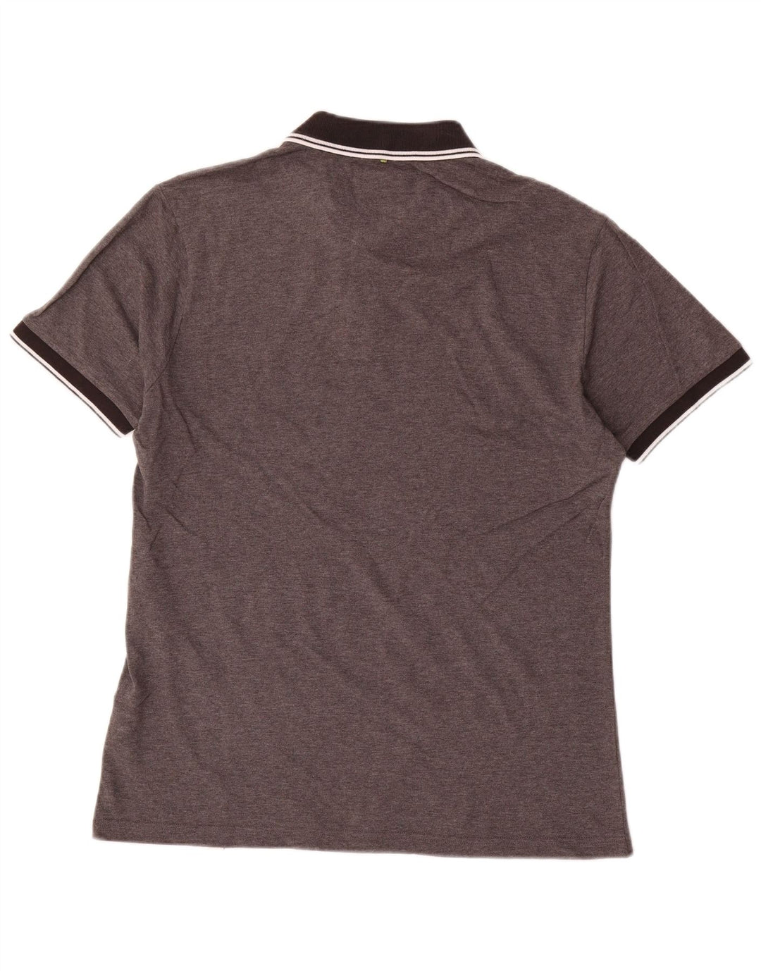 Tricou polo Pretty Green pentru bărbați, bumbac gri mediu