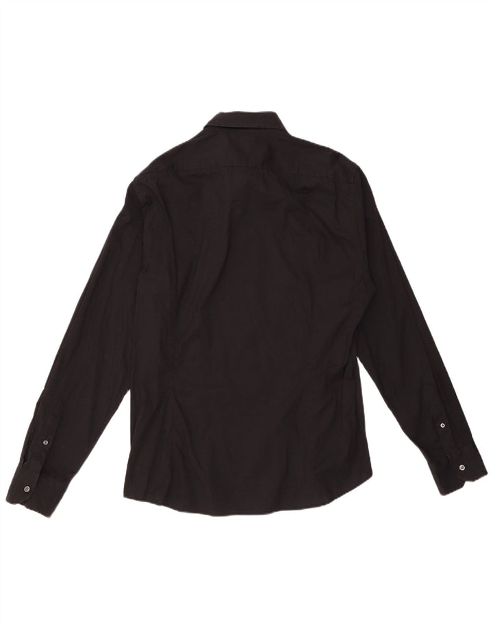 Cămașă pentru bărbați BENETTON XL bumbac negru
