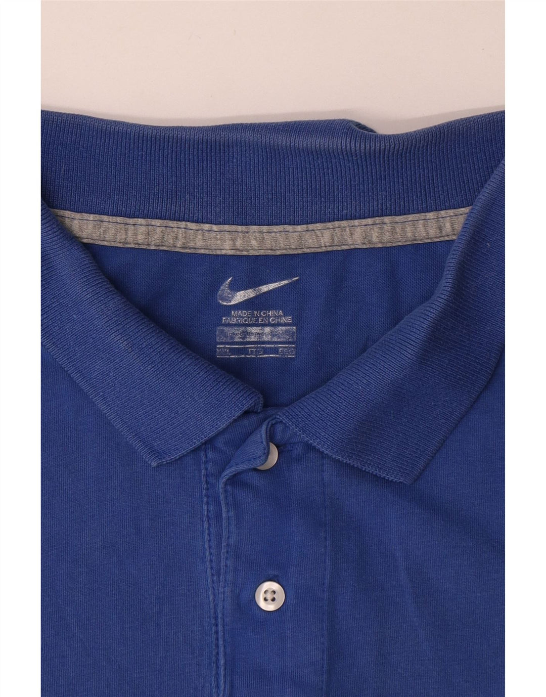 Tricou polo Nike pentru bărbați 2XL, bumbac albastru