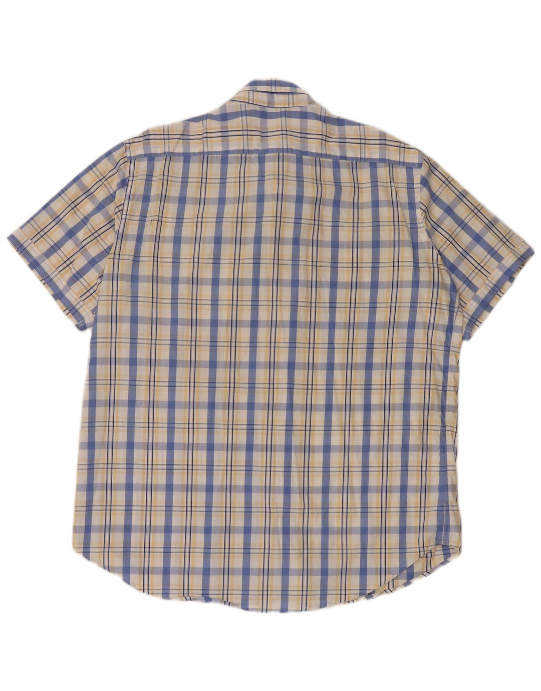 Cămașă pentru bărbați Carrera cu mânecă scurtă 2XL, bumbac alb cu carouri