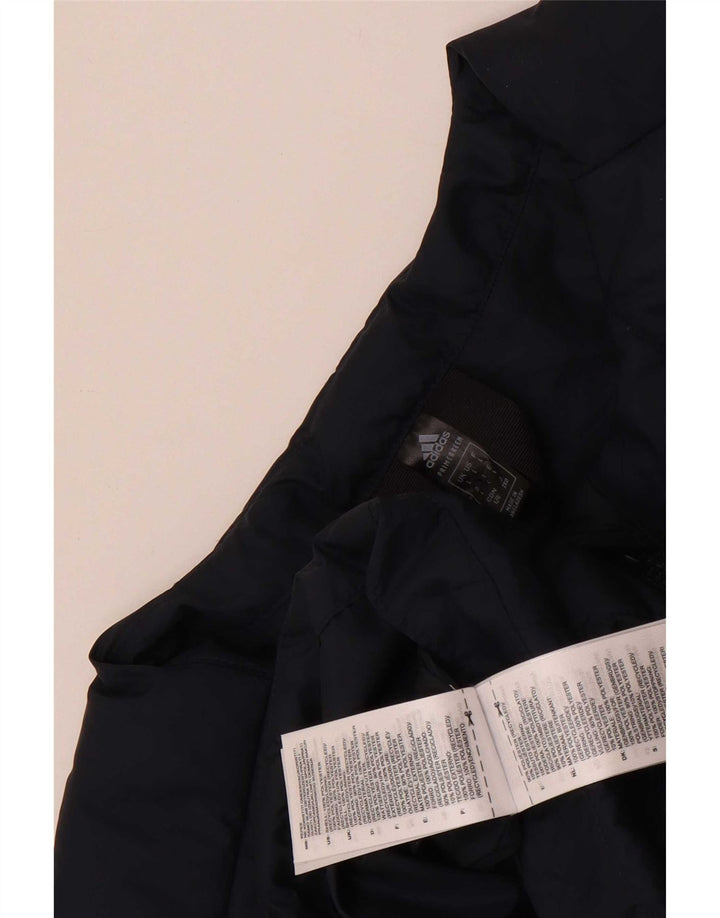 Jachetă căptușită pentru bărbați Adidas UK 40, mare, albastru, poliester