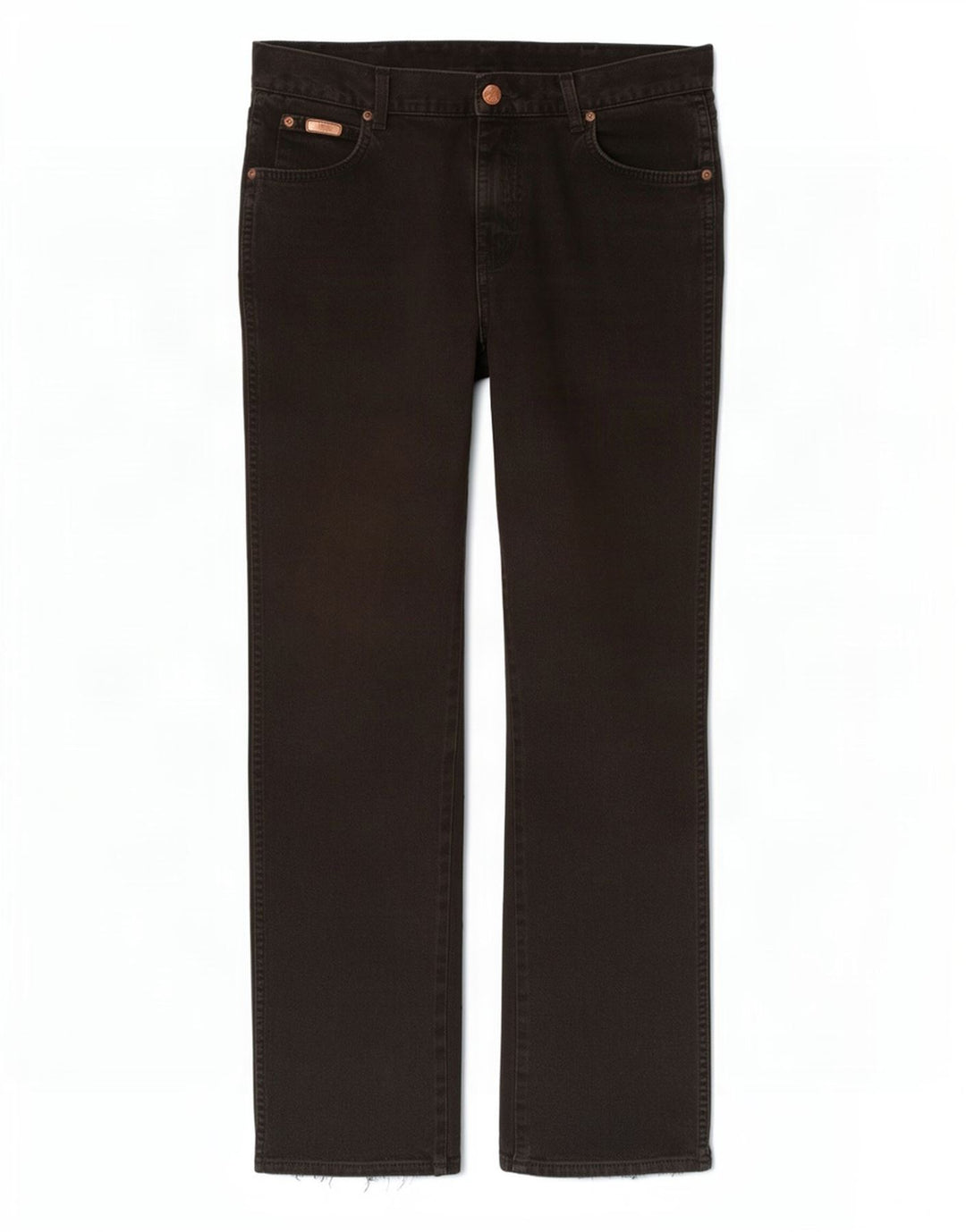 Blugi drepte pentru bărbați Wrangler Texas W36 L32 bumbac negru