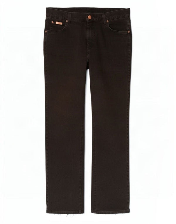Blugi drepte pentru bărbați Wrangler Texas W36 L32 bumbac negru