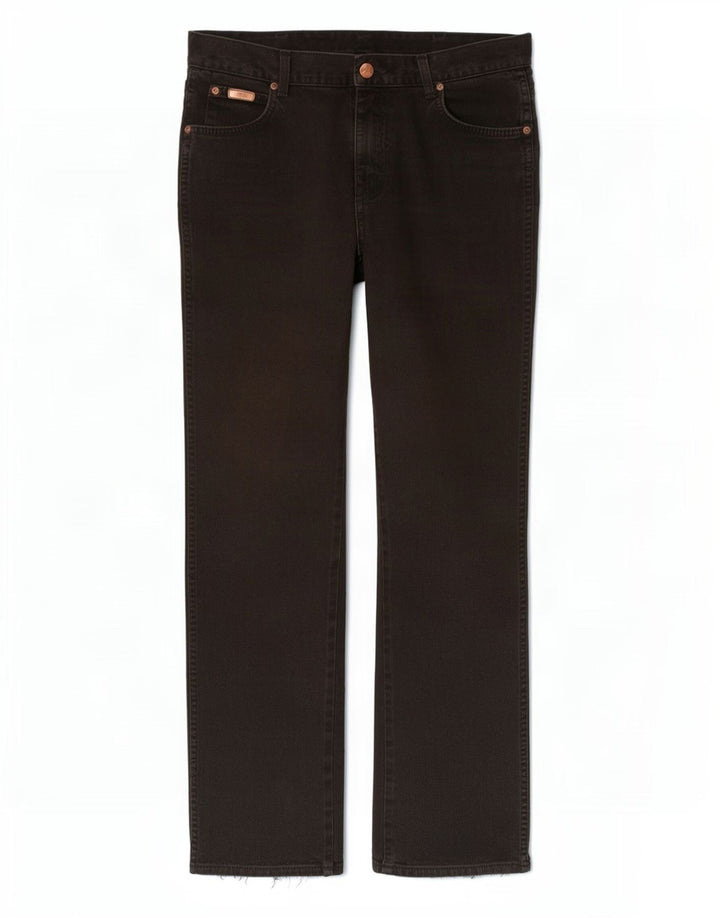 Blugi drepte pentru bărbați Wrangler Texas W36 L32 bumbac negru
