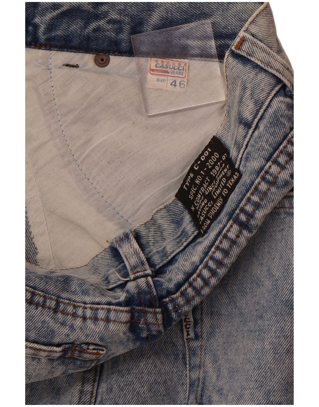 Fusta de blugi pentru femei Casucci IT 46 Large W30 Blue Bumbac