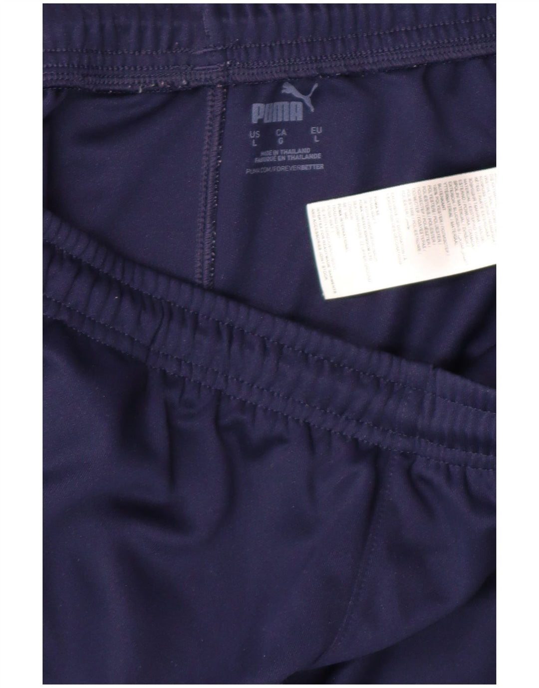 PUMA Mens Tracksuit Trousers Joggers Large  Navy Blue Polyester