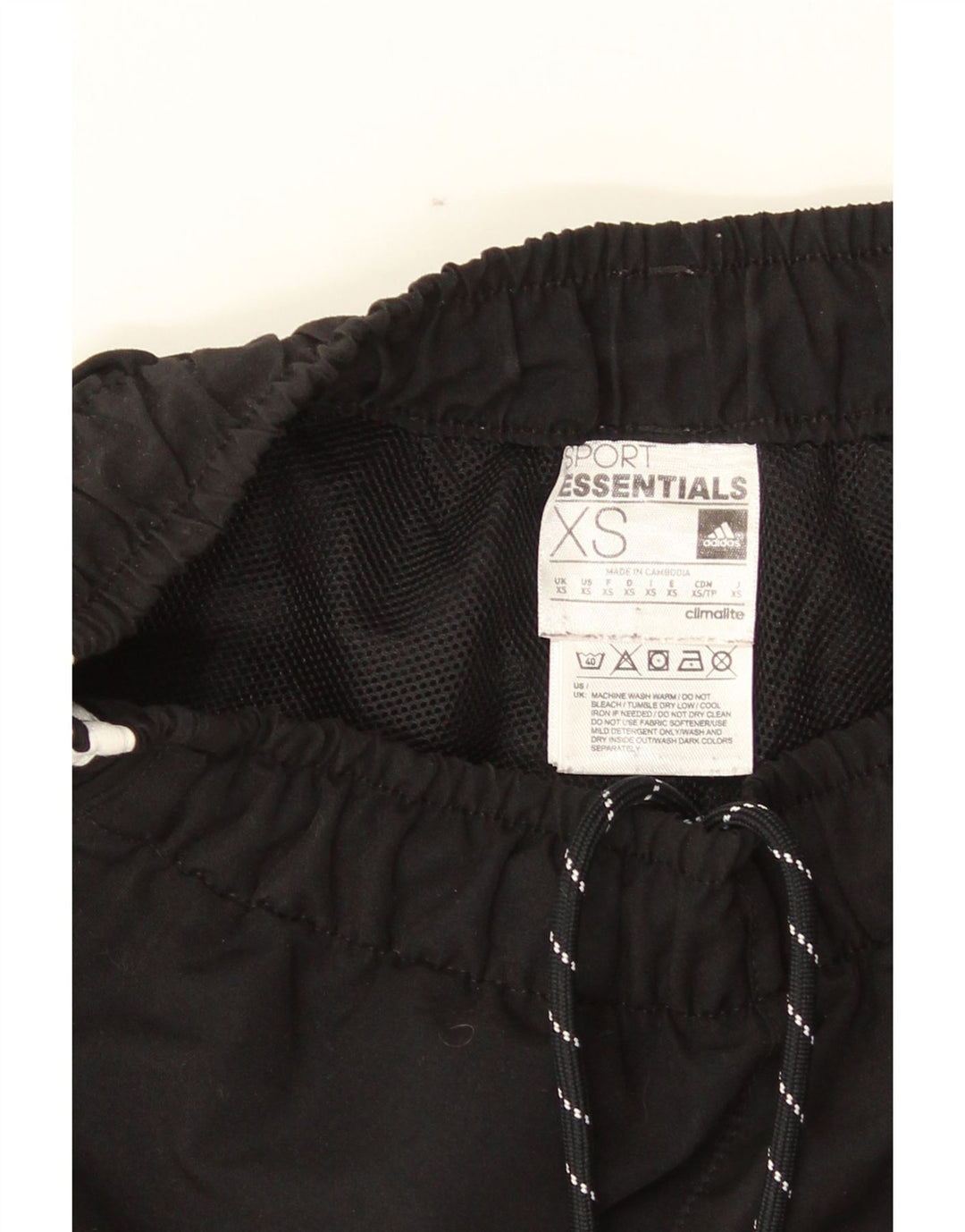 Pantaloni scurți sport pentru bărbați Adidas Climalite XS poliester negru