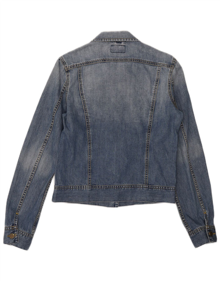 Jachetă de blugi pentru femei Lee UK 14 Large Blue