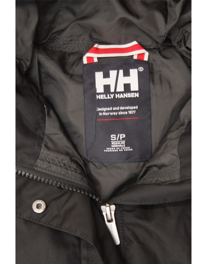 Palton căptușit cu glugă pentru femei Helly Hansen UK 10 Poliester negru mic