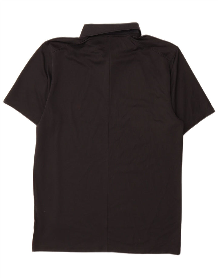 Tricou polo Nike Dri Fit pentru bărbați, poliester negru mic
