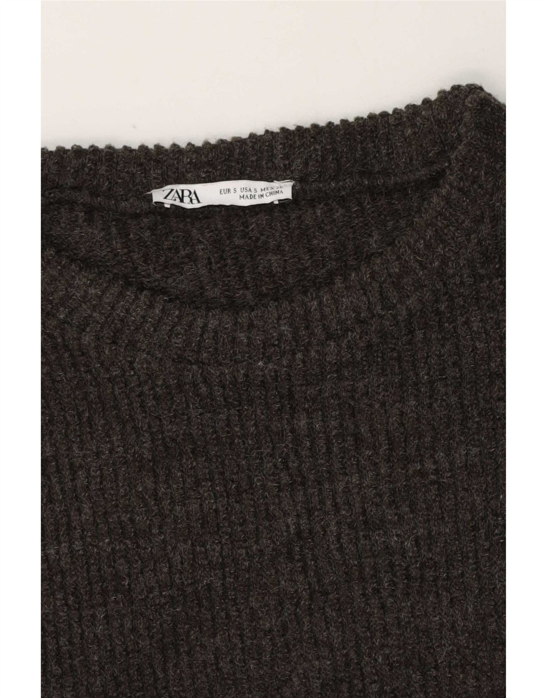 Tricou supradimensionat pentru femei Zara UK 10 Small Gri