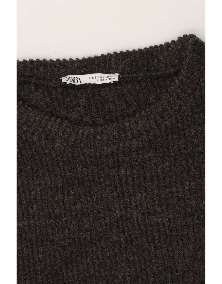 Tricou supradimensionat pentru femei Zara UK 10 Small Gri