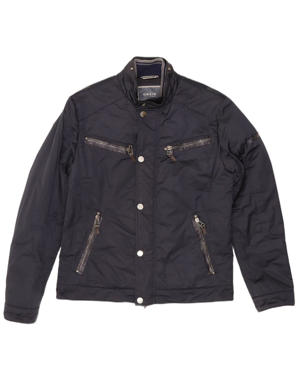 Jachetă căptușită pentru bărbați Geox Respira UK 40 Large Black