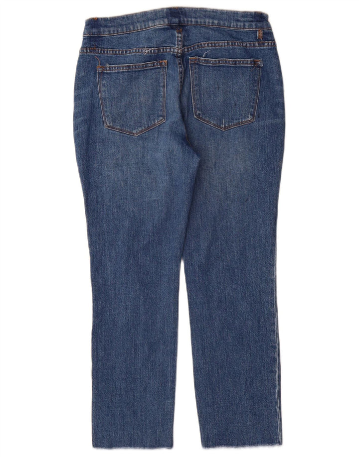 Blugi slim pentru femei J. Crew Boyfriend Distressed W28 L26 Albastru