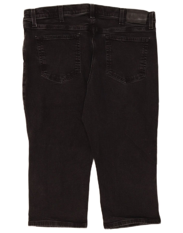 Jeans capri drepte drepte pentru bărbați Tommy Hilfiger W36 L20 bumbac negru