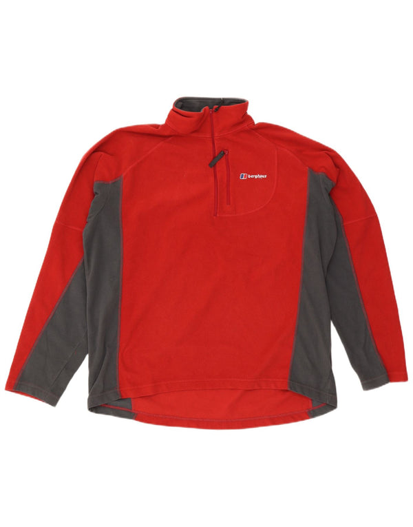 Jumper pentru bărbați Berghaus, din lână, cu fermoar, XL, poliester color bloc
