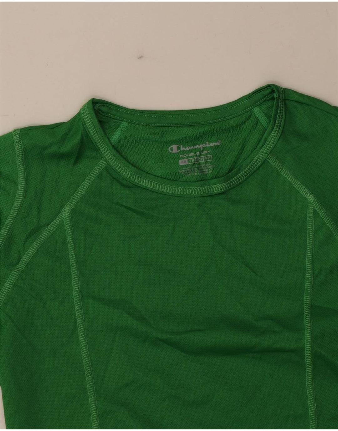 CHAMPION Boys Top Long Sleeve 10-11 Years XS  Green Vintage Champion and Second-Hand Champion from Messina Hembry 