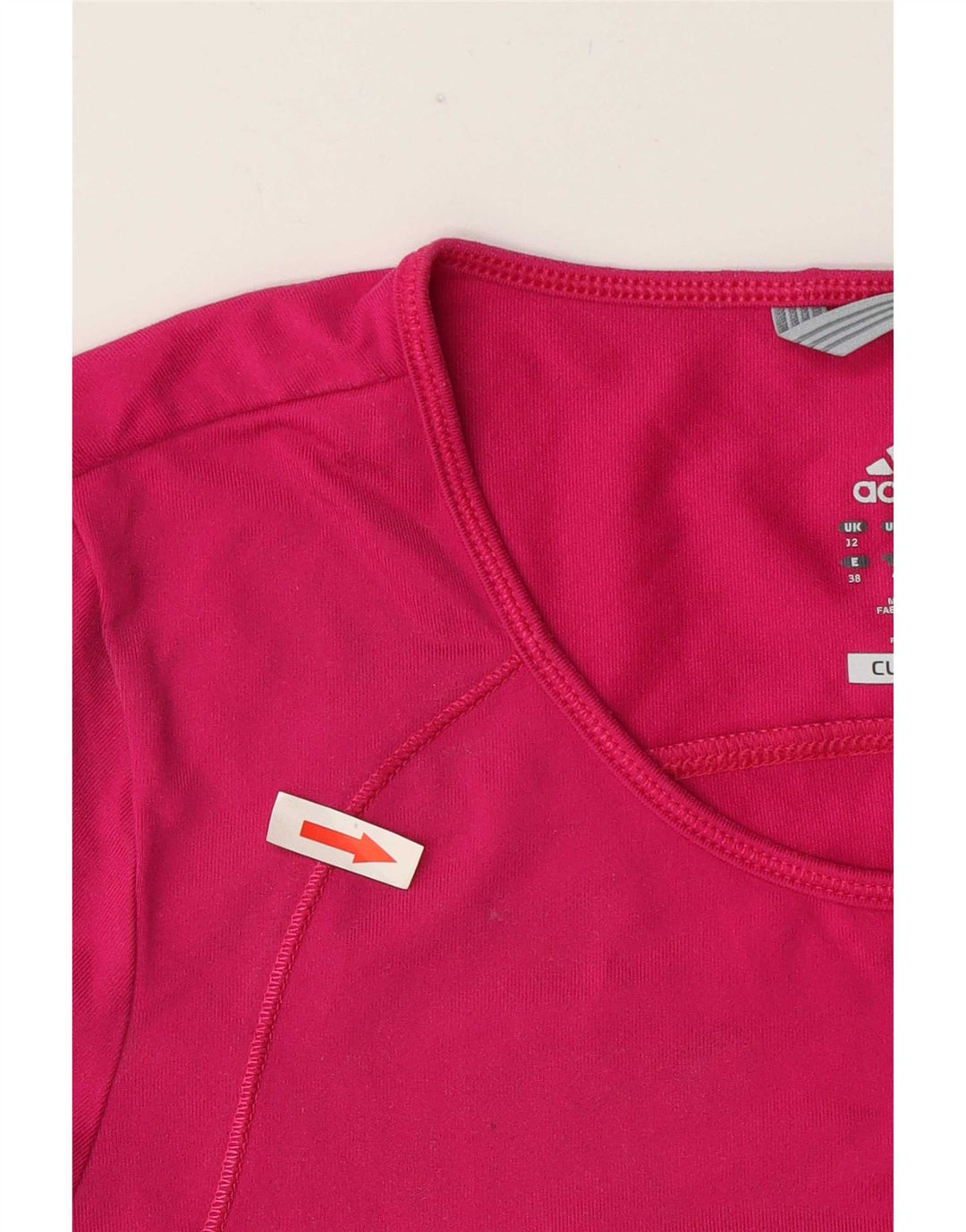 Tricou Adidas Climalite pentru femei Top UK 12 Medium Pink