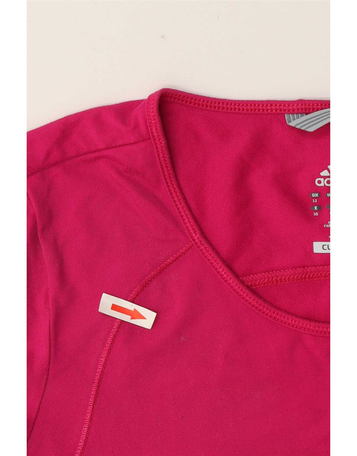 Tricou Adidas Climalite pentru femei Top UK 12 Medium Pink