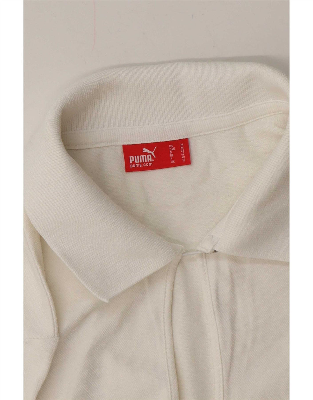 Tricou polo Puma pentru femei UK 12 Medium White