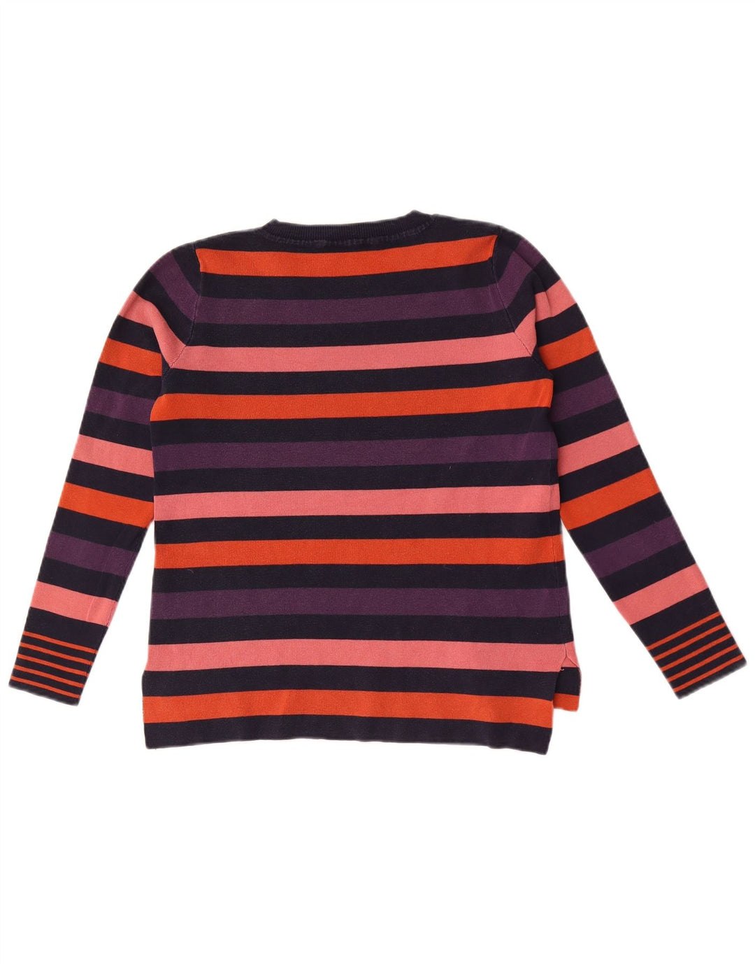 Pulover Oasis pentru femei cu decolteu rotund, cu dungi mici, multicolore, UK 10