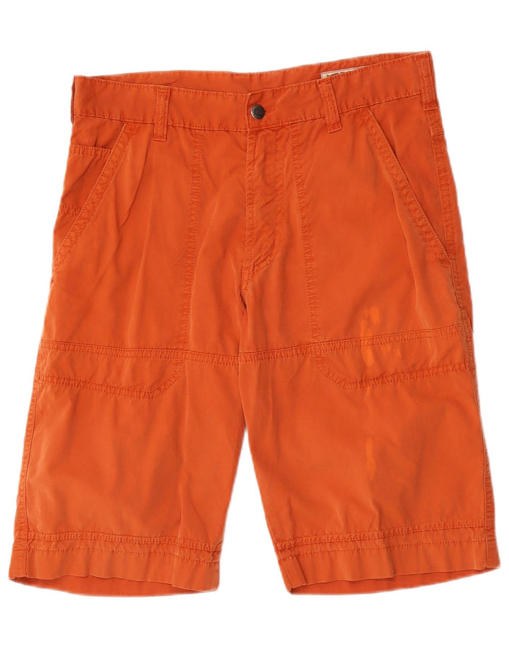 Pantaloni scurți chino pentru bărbați Gas W31 bumbac portocaliu mediu