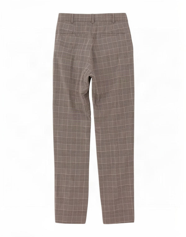 Pantaloni chino pentru femei Marks & Spencer UK 8 Small W26 L28 Black Houndstooth