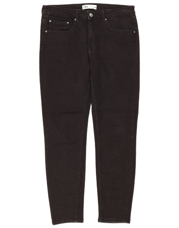 Blugi skinny pentru femei Zara EU 40 Medium W30 L28 Bumbac negru