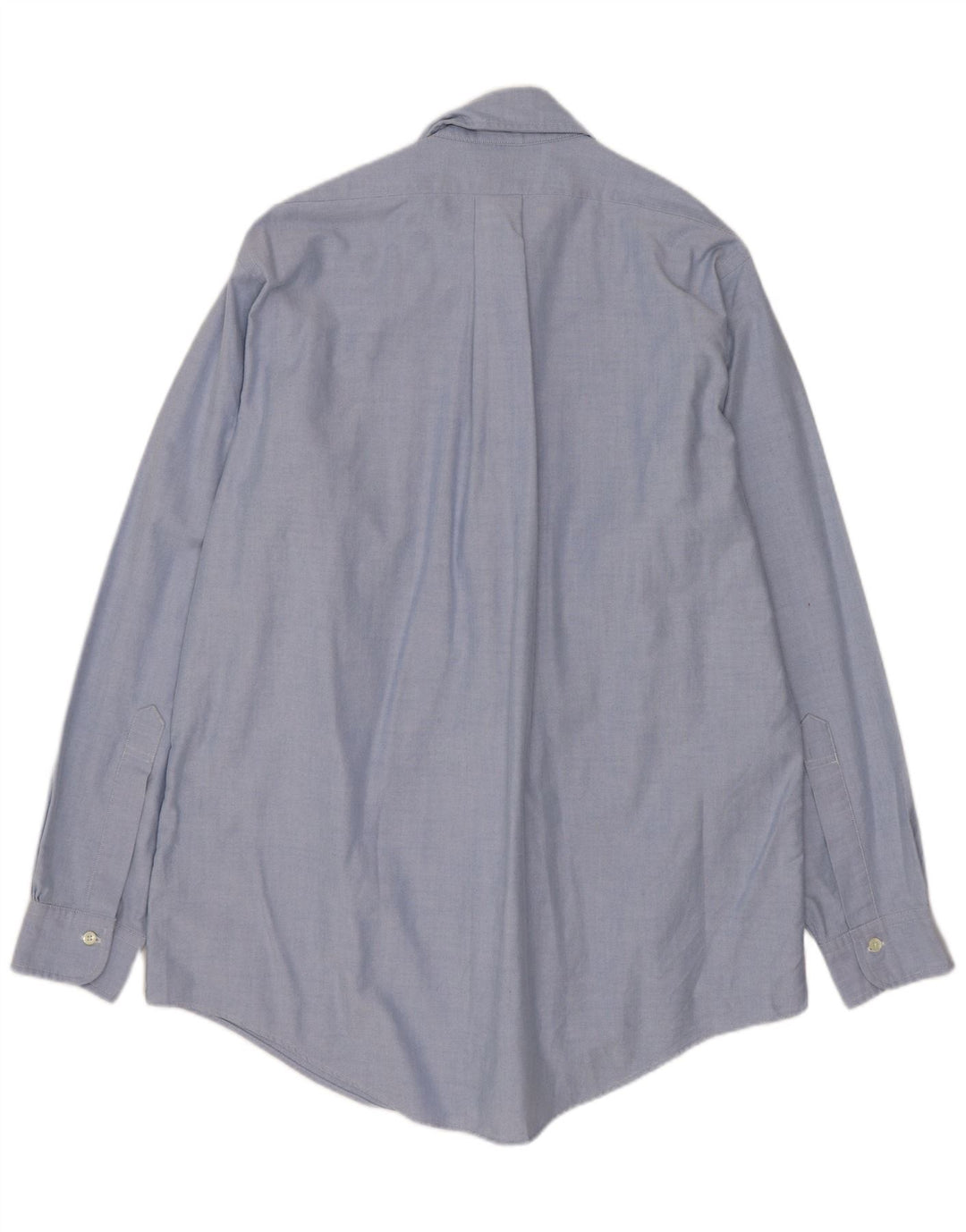 Cămașă Brooks Brothers pentru bărbați, mărimea 15, bumbac albastru mediu