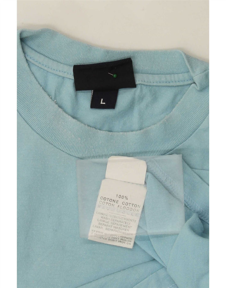 Tricou grafic Murphy & Nye pentru bărbați Top mare, albastru, bumbac