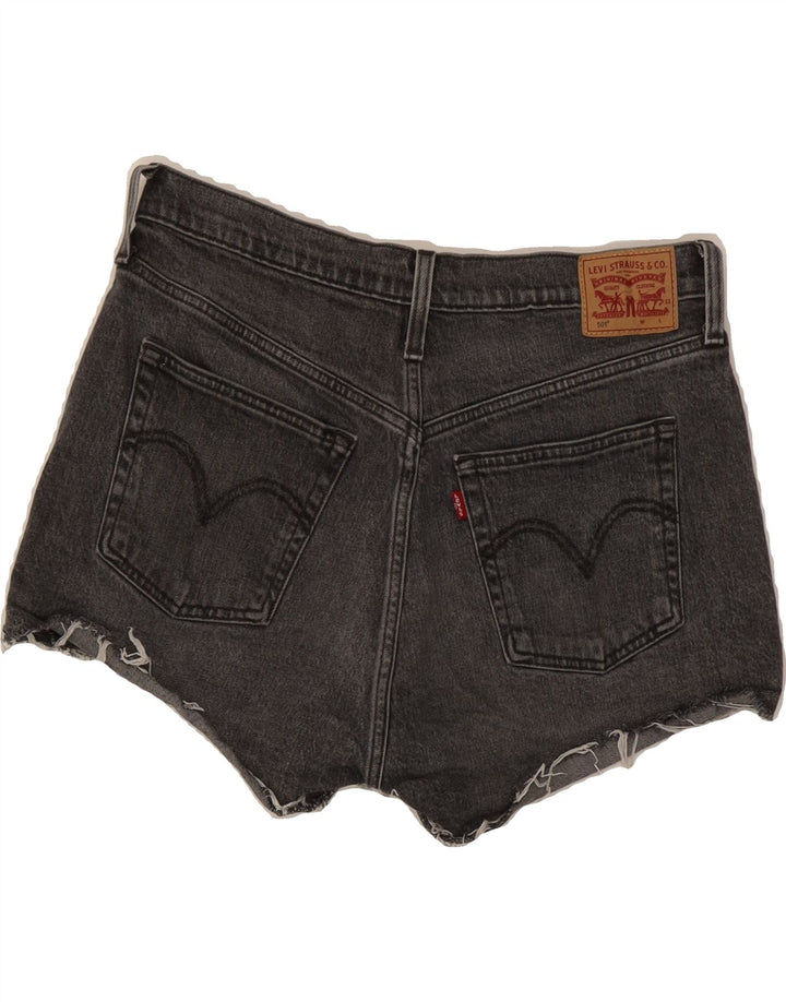 LEVI'S Womens 501 Denim Shorts W31 Medium Grey Cotton Vintage Levi's and Second-Hand Levi's from Messina Hembry 