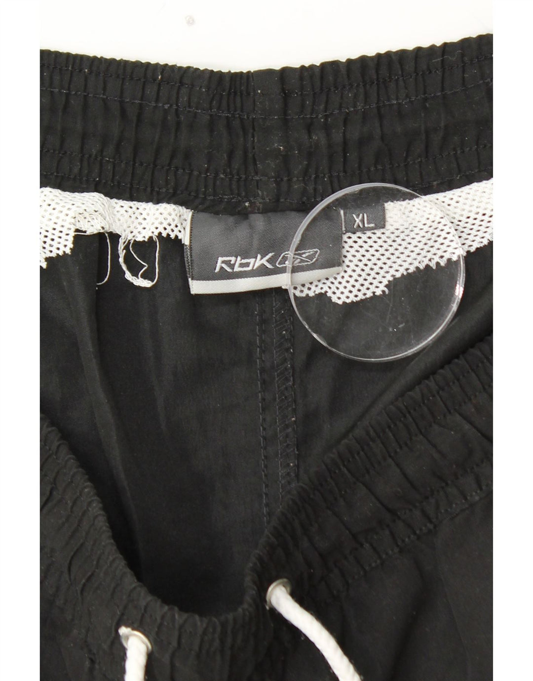 Pantaloni scurți sport grafic pentru bărbați REEBOK XL, negru, poliester color bloc