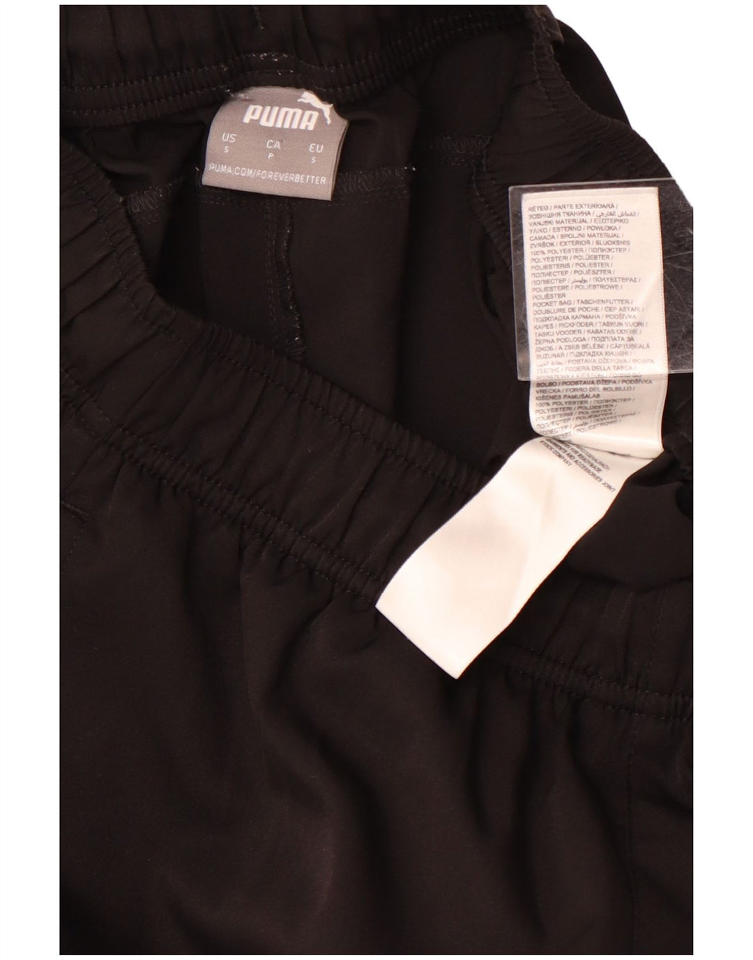 Pantaloni scurti sport PUMA pentru bărbați, poliester negru mic