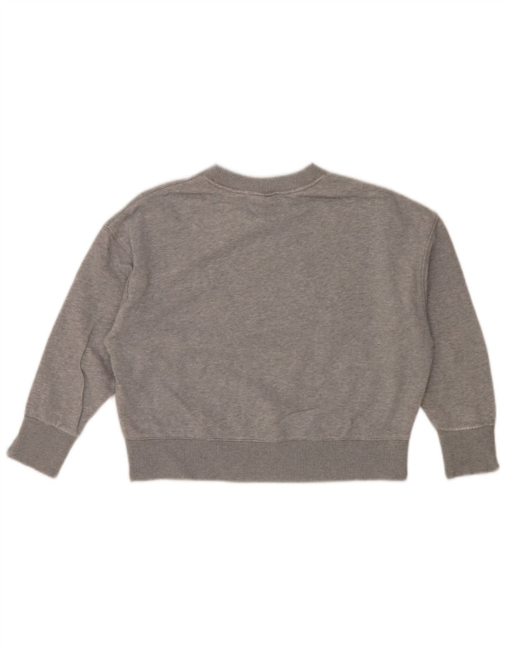 Pulover pentru damă NIKE Crop Batwing, supradimensionat, UK 6 XS, gri