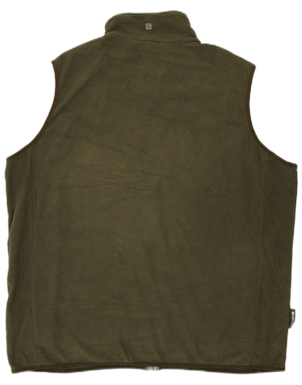 Gilet din lână pentru bărbați Mountain Warehouse UK 42 XL Kaki Poliester