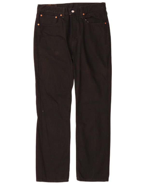 Blugi Levi's 516 Slim Straight pentru bărbați W34 L32 bumbac negru