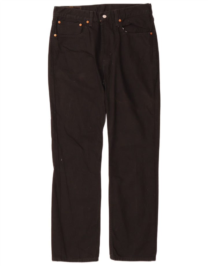 Blugi Levi's 516 Slim Straight pentru bărbați W34 L32 bumbac negru