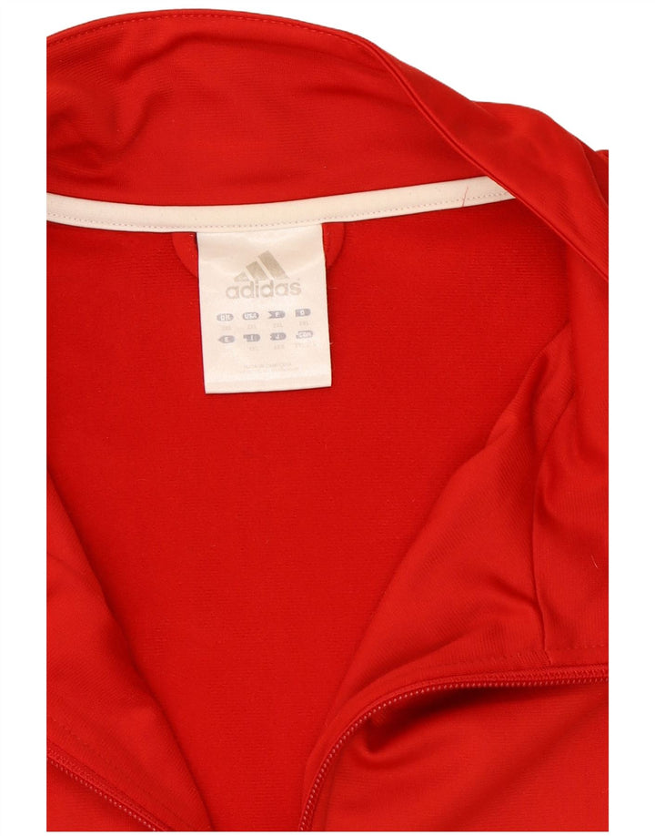 Jachetă de trening pentru bărbați Adidas, 2XL, roșu, poliester color bloc