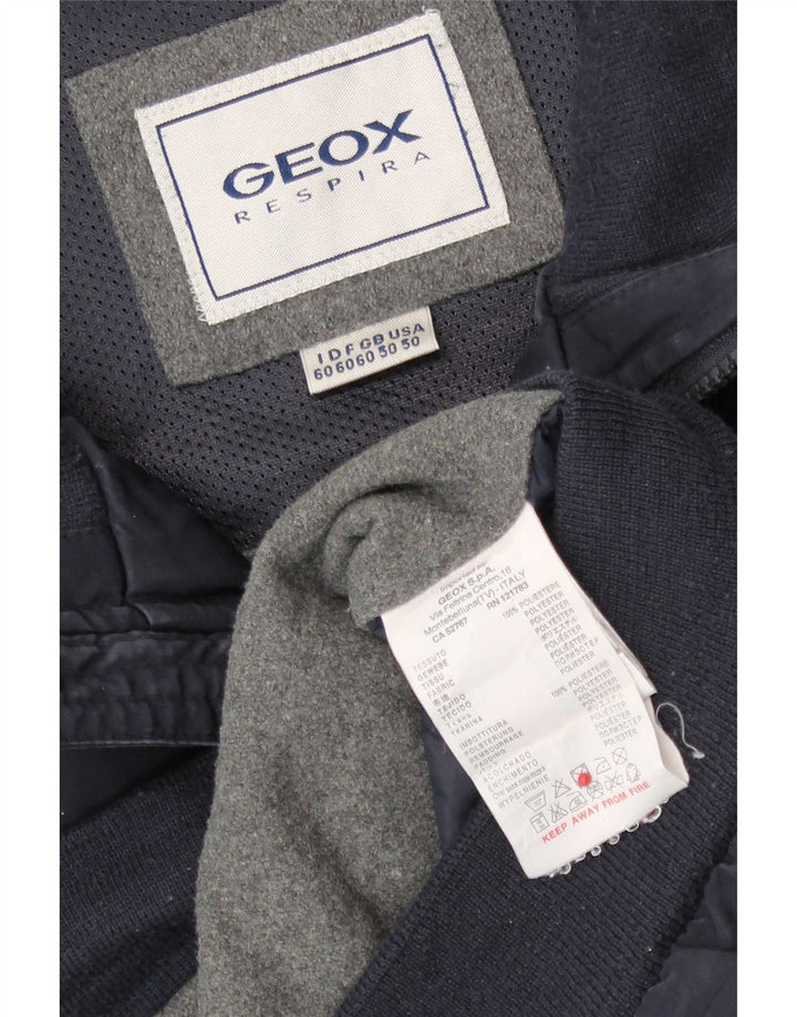Geacă Bomber Respira pentru bărbați Geox UK 50 5XL Bleumarin Poliester