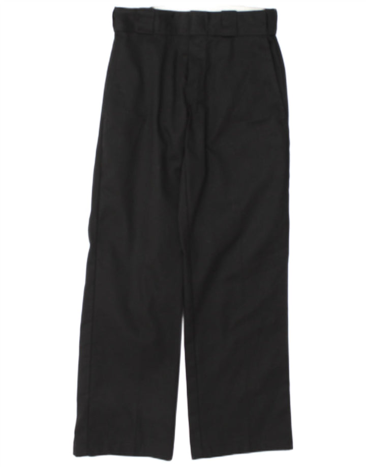 Pantaloni chino drepti pentru femei Dickies L26 L28 Poliester negru