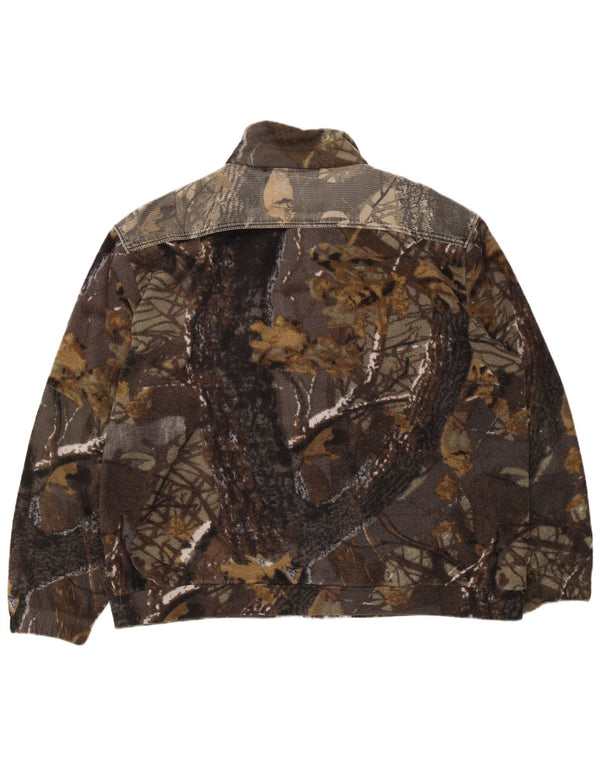 Jachetă fleece pentru bărbați Univers UK 42 XL poliester camuflaj multicolor