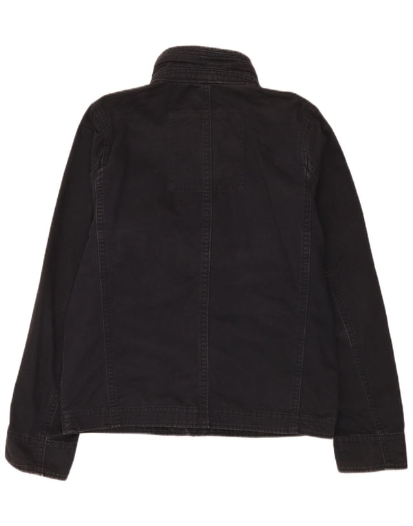 Jachetă Hollister pentru bărbați, UK 42 XL, bumbac negru